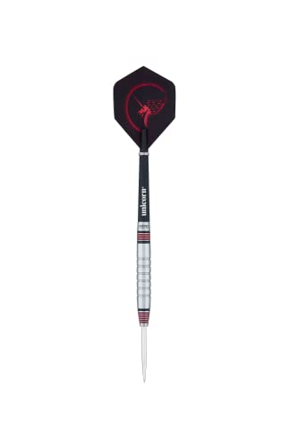 UNICORN Steel Tip Darts Set, Core Plus, Tungsten Barrels, 20g, 21g, 22g, 23g, 24g, 25g, 26g or 27g