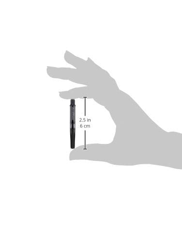 LSTYLE Dart Shafts: L-Shaft Carbon Silent - Spinning Dart Stems - Champagne Rings Included