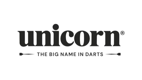 Unicorn Darts Set | Wraith | 90% Tungsten Barrels with Complex Milled Grip | Durable 100 Micron Ultrafly Flights | Black Steel Tip Volute Points