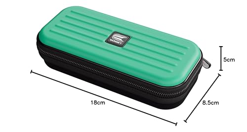TARGET Darts Takoma Dart Case Wallet, Regular Size, Blue | Store 3 Fully Assembled Darts & Accessories | Dart Holder with Zip Lock Pouches, Store Flights, Shafts & Swiss Points