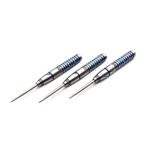CUESOUL PINK/BLUE/GREEN GEM STONE 21g/22g Steel Tip 90% Tungsten Dart Set with Uniformity Titanium Coated and Gradient Color ROST Flights