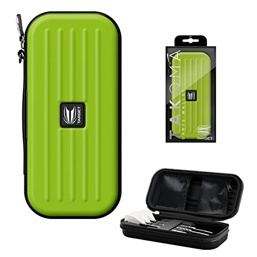 TARGET Darts Takoma Dart Case Wallet, Regular Size, Blue | Store 3 Fully Assembled Darts & Accessories | Dart Holder with Zip Lock Pouches, Store Flights, Shafts & Swiss Points