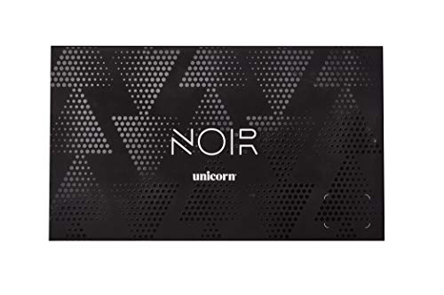 Unicorn Steel Tip Darts Set | Gary 'The Flying Scotsman' Anderson Noir Phase 3, 5 & 6 | 90% Tungsten Barrels with Black Titanium Coating | Presentation Packaging | 21g, 22g, 23g, 24g, 25g or 27g