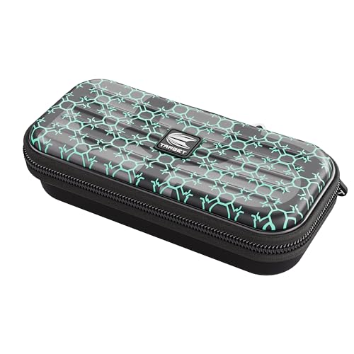 TARGET Darts Takoma Dart Case Wallet, Regular Size, Blue | Store 3 Fully Assembled Darts & Accessories | Dart Holder with Zip Lock Pouches, Store Flights, Shafts & Swiss Points