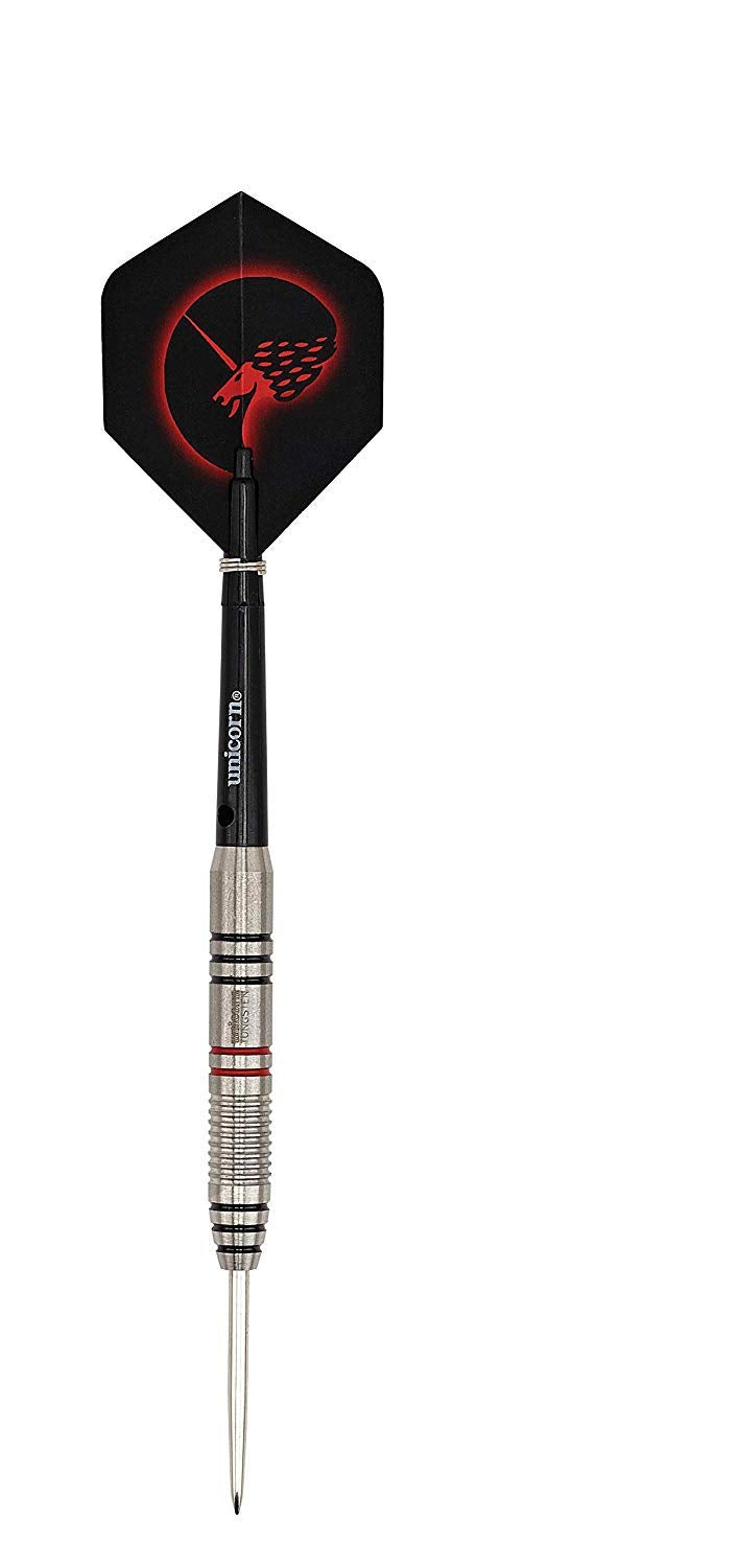 UNICORN Steel Tip Darts Set, Core Plus, Tungsten Barrels, 20g, 21g, 22g, 23g, 24g, 25g, 26g or 27g