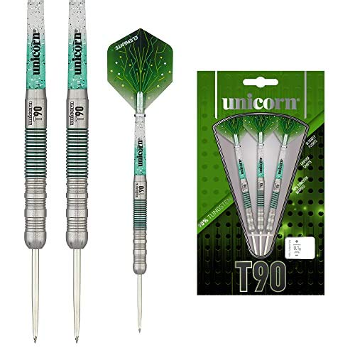 UNICORN Steel Tip Darts Set | Core XL T90 & T95 Series | 90% & 95% Tungsten Barrels with Colour Accents | 20g, 21g, 22g, 23g, 24g or 25g