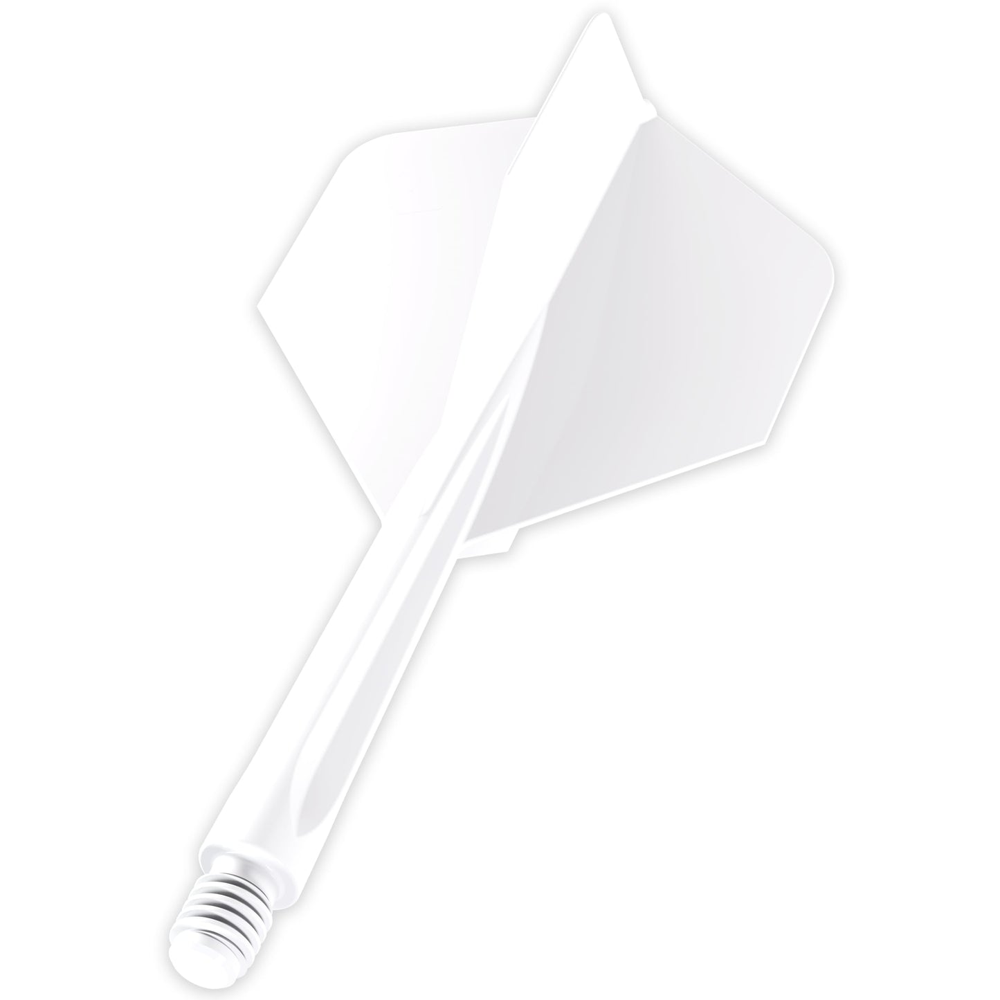 Unicorn Forge Integrated Dart Flights & Shafts | 1 Piece Construction for Perfect 90˚ Angle | Lightweight Tough Polymer | Standard Plus Shape & 2BA Thread | Medium Length Stem 26 mm |