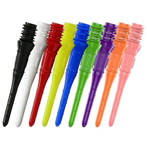 L.Style LSTYLE Dart Tips: Premium Lippoint - 2BA Standard Thread - Plastic Soft Tip Dart Points (30 and 60 Packs)