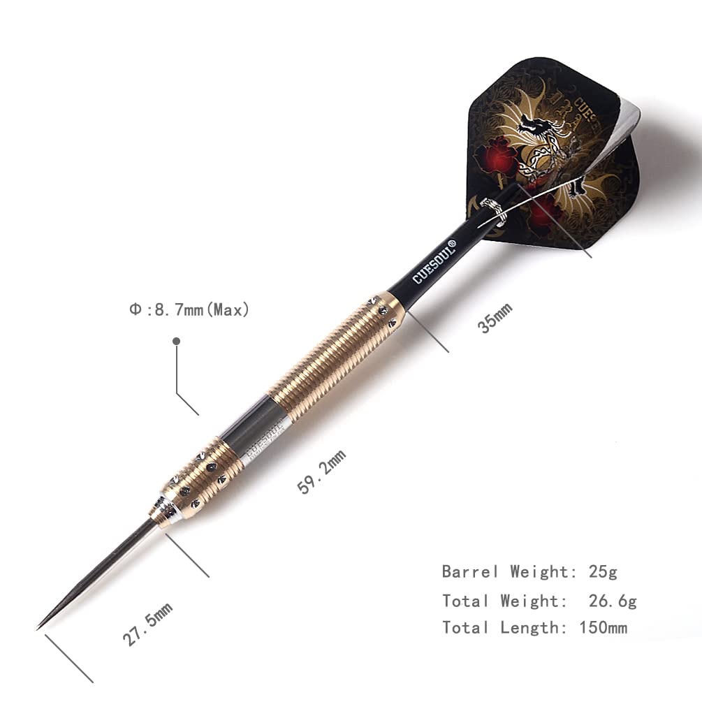 CUESOUL Dragon Series 21/23/25 Grams Steel Tip Darts