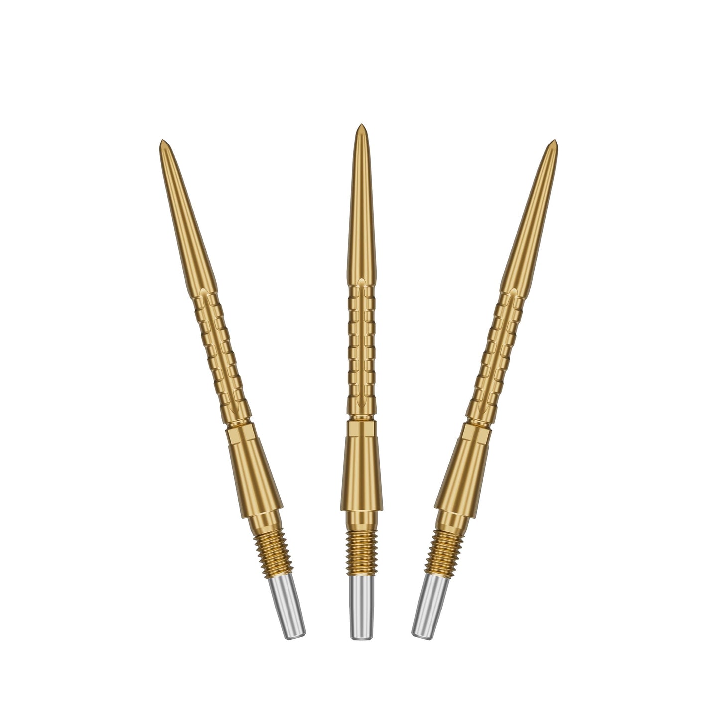 TARGET Darts Swiss Point Storm Dart Points, Surge (3 Pack Set of Tips) 26MM/30MM/35MM – Gold/Silver/Black | Change Dart Points, Swiss Storm Points, Professional Darts Accessories