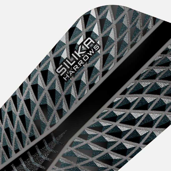 Harrows SILIKA SLIM | Set of 5 Premium Extra Strong Dart Flights (15 Flights)