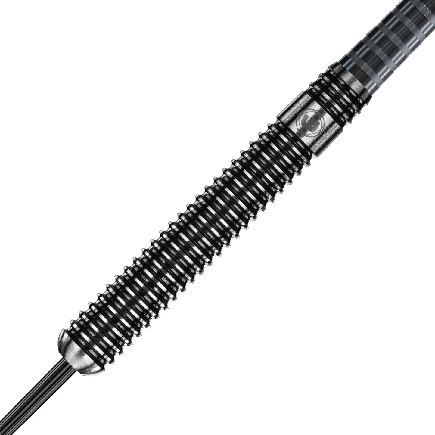 WINMAU Blackout Professional Steel Tip Tungsten Darts with Flights and Stems (Waves)