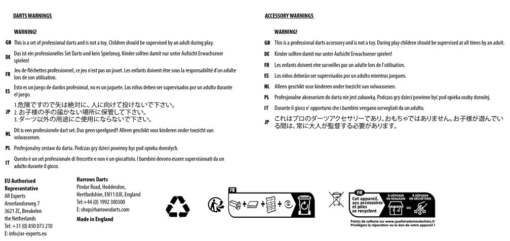 Harrows Dave Chisnall Chizzy Series 3 Player Darts Set I Professional Darts 90% Tungsten Steel ALL Weights Pro DartsI10pc Set with Supergrip Carbon Midi Shafts & Signature Flights