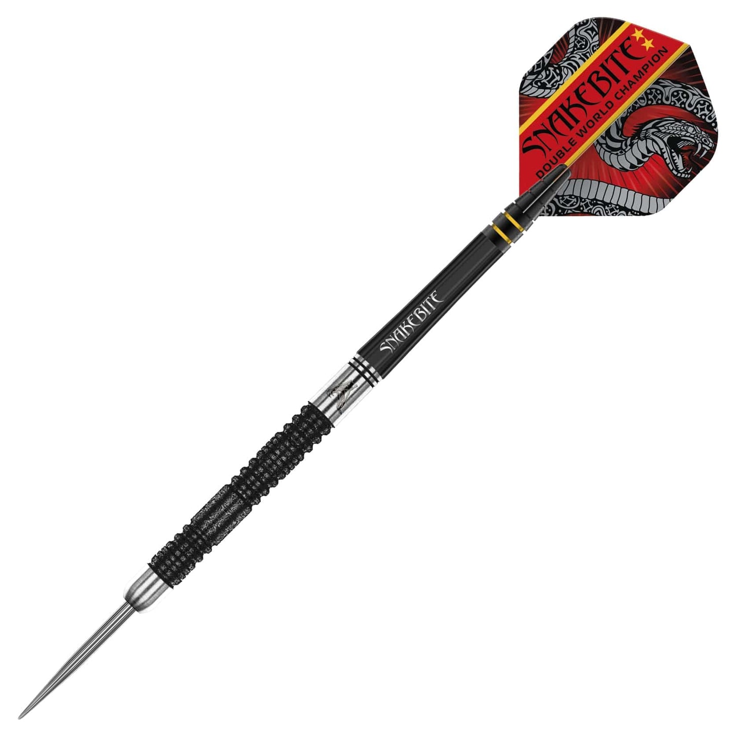 RED DRAGON Peter Wright Snakebite DWC Special Edition with flights and stems (shafts)