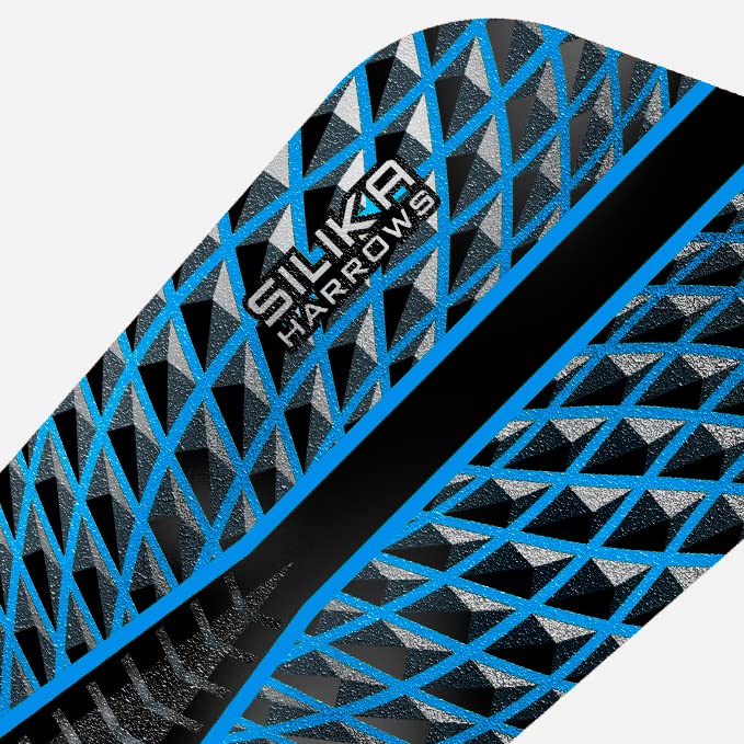 Harrows SILIKA SLIM | Set of 5 Premium Extra Strong Dart Flights (15 Flights)