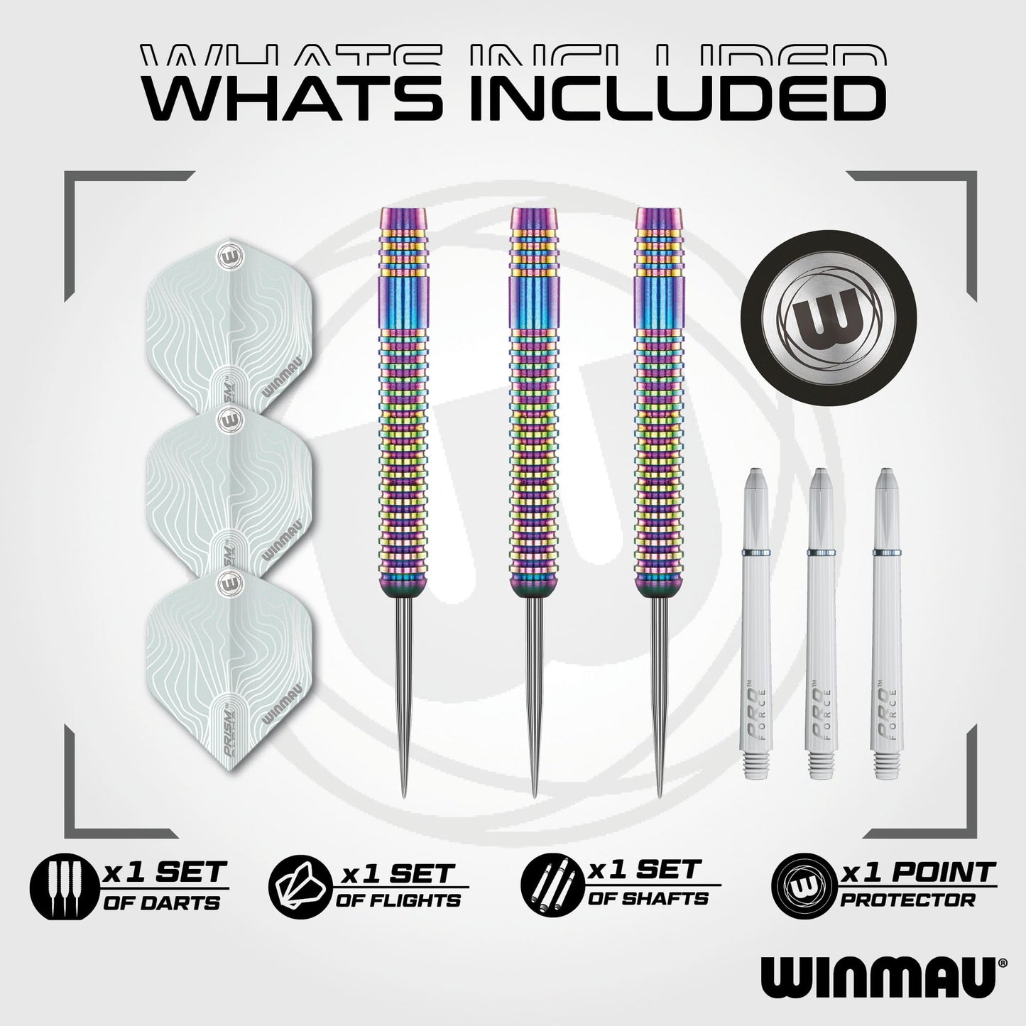 Solaris Pro Specialist Tungsten Steeltip Darts Set with Flights and Shafts (Stems)
