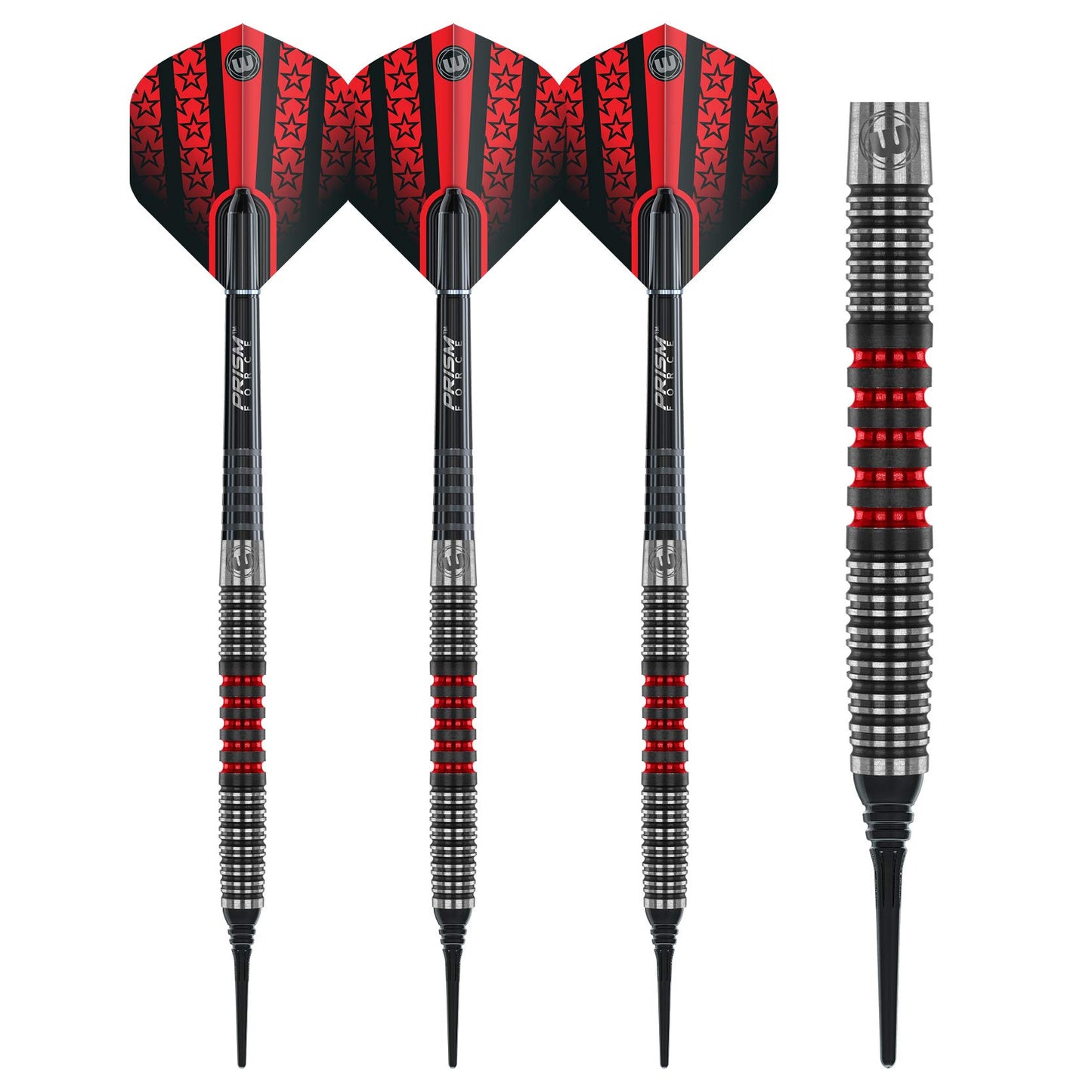 WINMAU Joe Cullen Special Edition Professional 90% Tungsten Darts Set with Flights and Stems (Shafts)