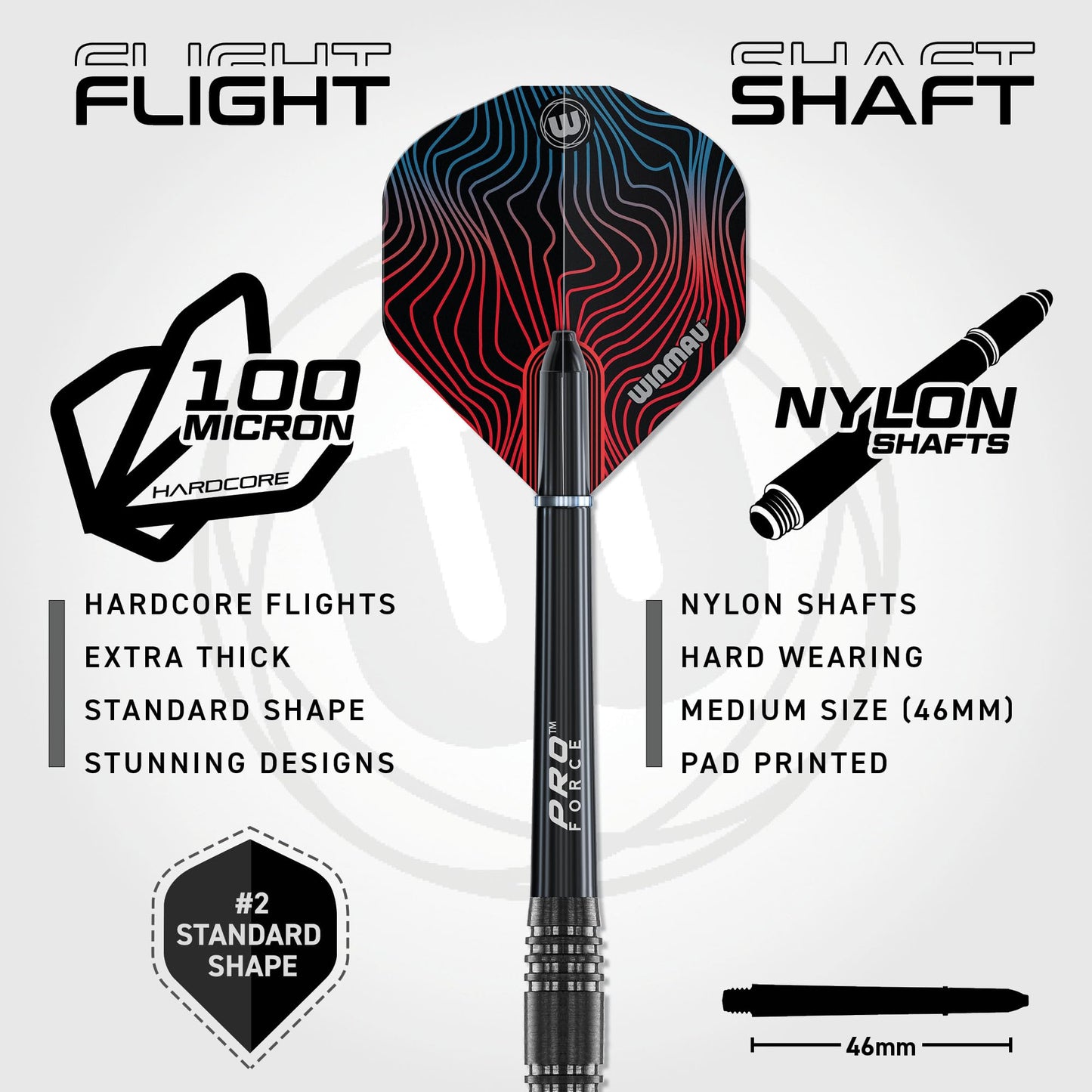 Solaris Pro Specialist Tungsten Steeltip Darts Set with Flights and Shafts (Stems)