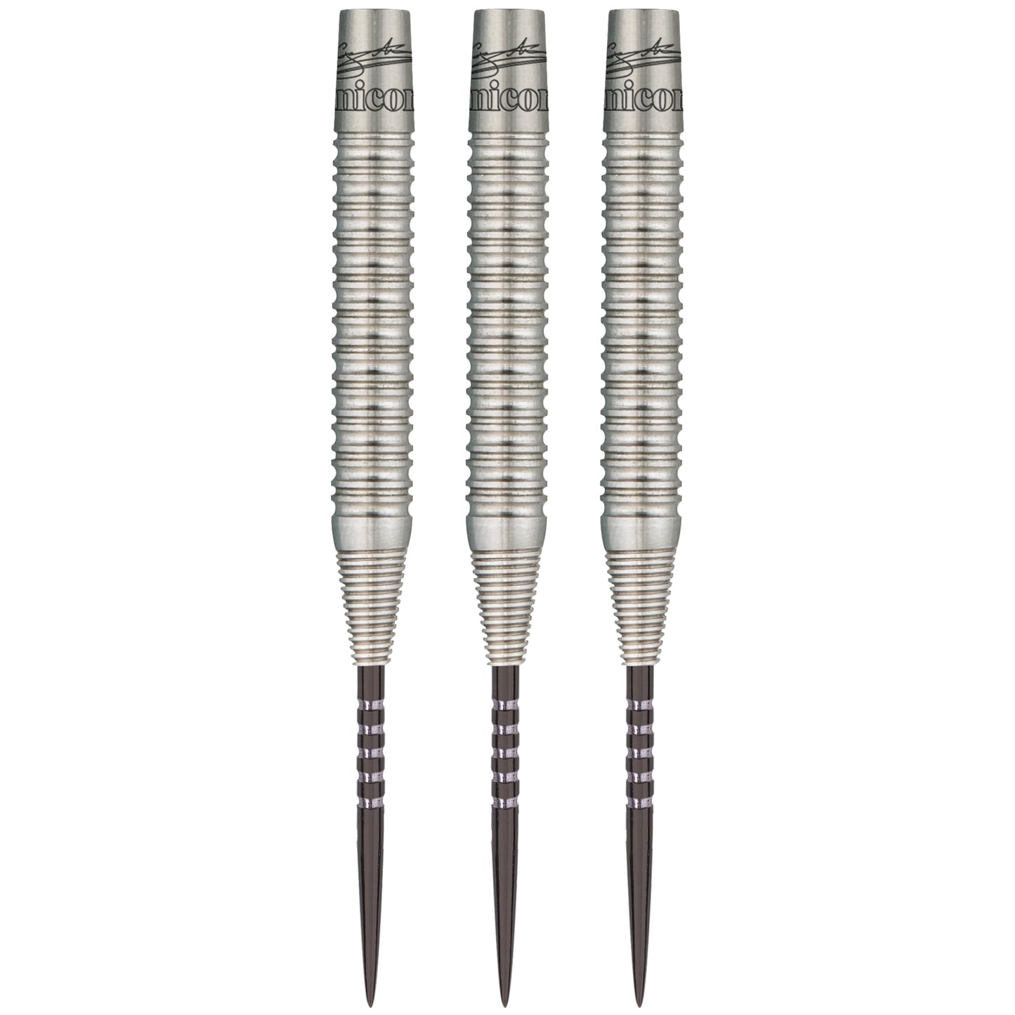 UNICORN Steel Tip Darts Barrels Only | Gary 'The Flying Scotsman' Anderson Purist Player Development Lab Phase 1, 2 & 4 | 90% Natural Tungsten Barrels | 21g, 22g, 23g, 24g, 25g, 26g or 27g