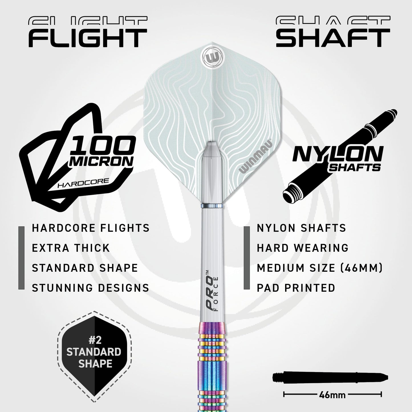 Solaris Pro Specialist Tungsten Steeltip Darts Set with Flights and Shafts (Stems)