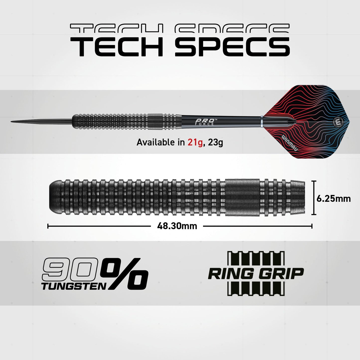 Solaris Pro Specialist Tungsten Steeltip Darts Set with Flights and Shafts (Stems)