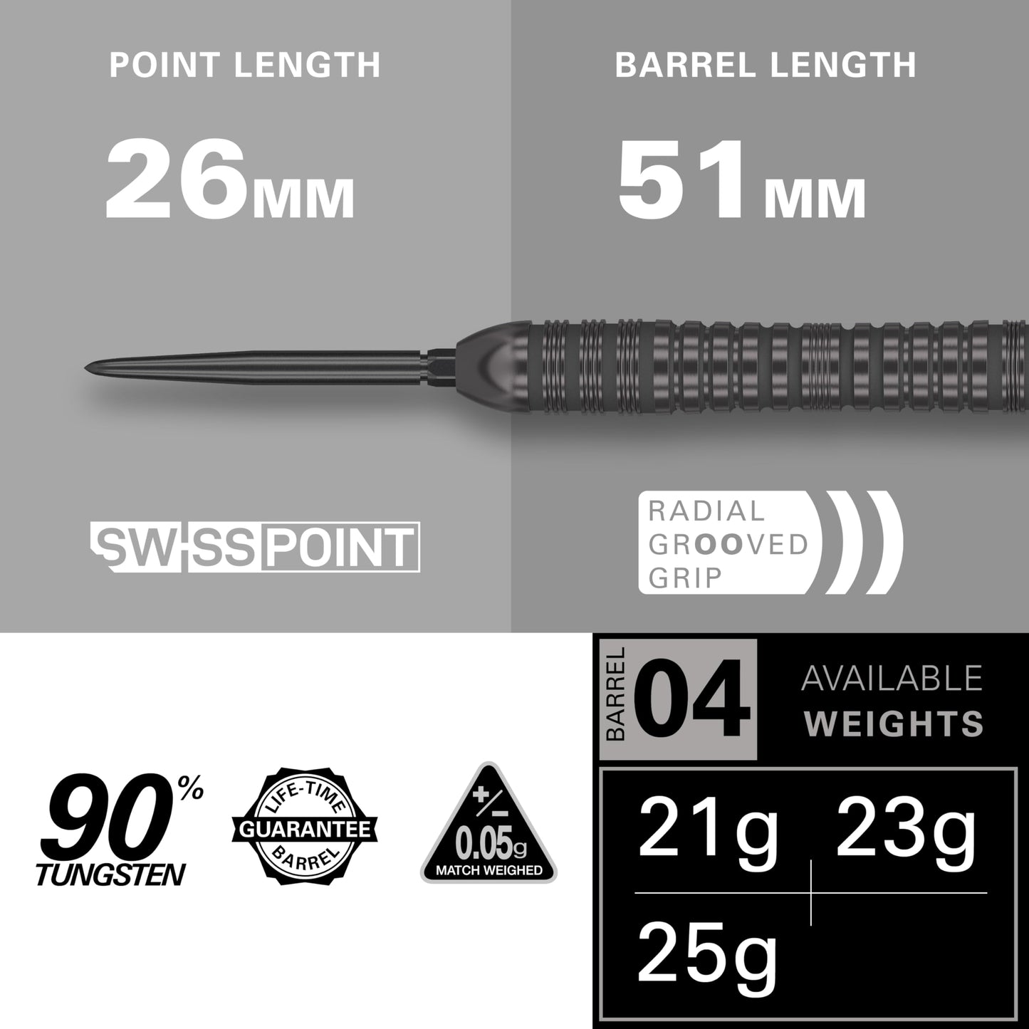 Target Darts Bolide Void 90% Tungsten Dart Set, Steel Tip Swiss Point Darts | 21G/22G/23G/24G/25G/25G | Professional Darts Sets, Black Darts, Swiss Point Tool Included