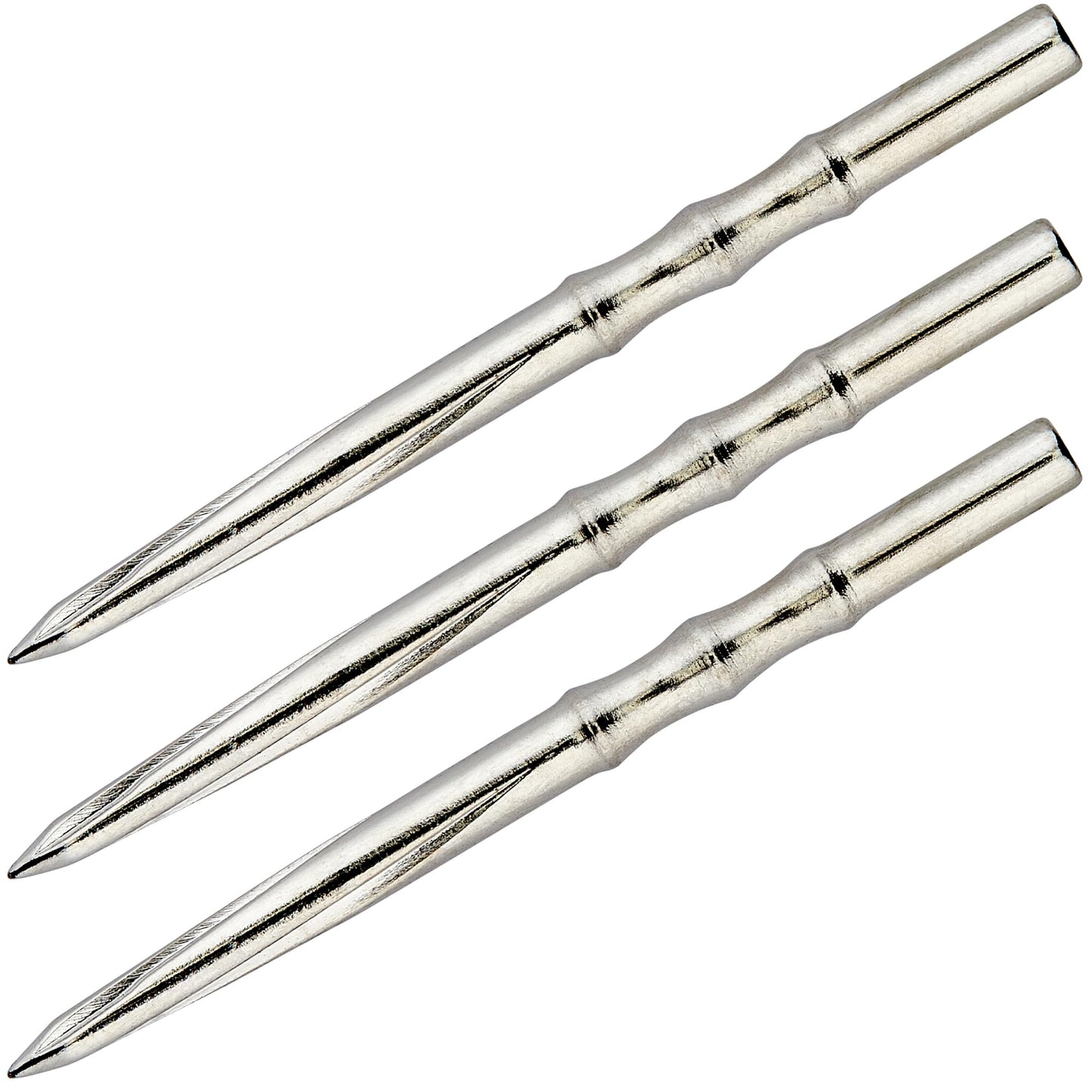 Unicorn Replacement Volute Steel Tip Dart Points | Available Lengths 36mm, 39mm or 42mm | Black, Nickel or Gold Finish | 3 Points