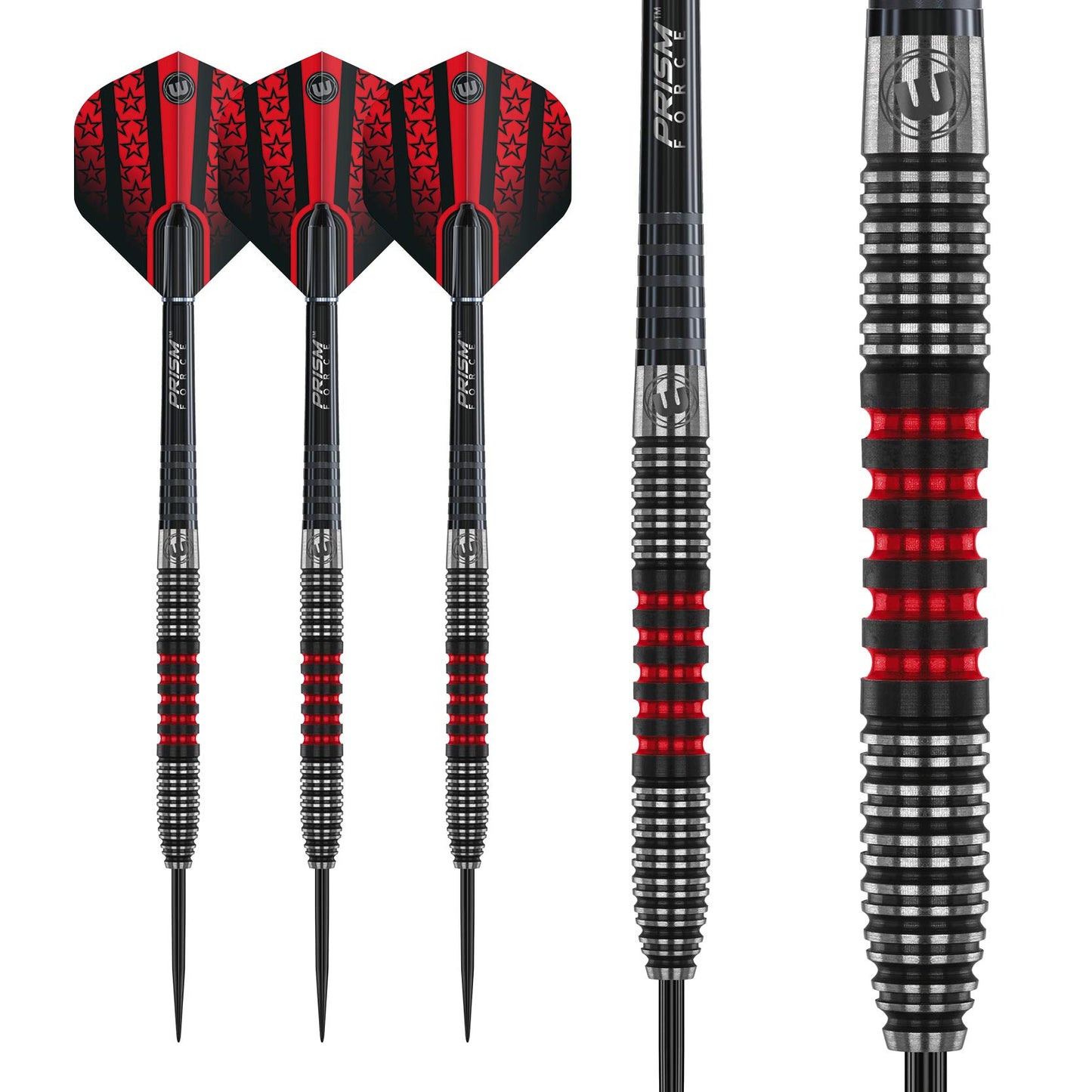 WINMAU Joe Cullen Special Edition Professional 90% Tungsten Darts Set with Flights and Stems (Shafts)