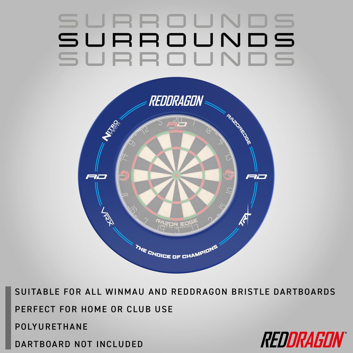 Red Dragon Dartboard Surround
