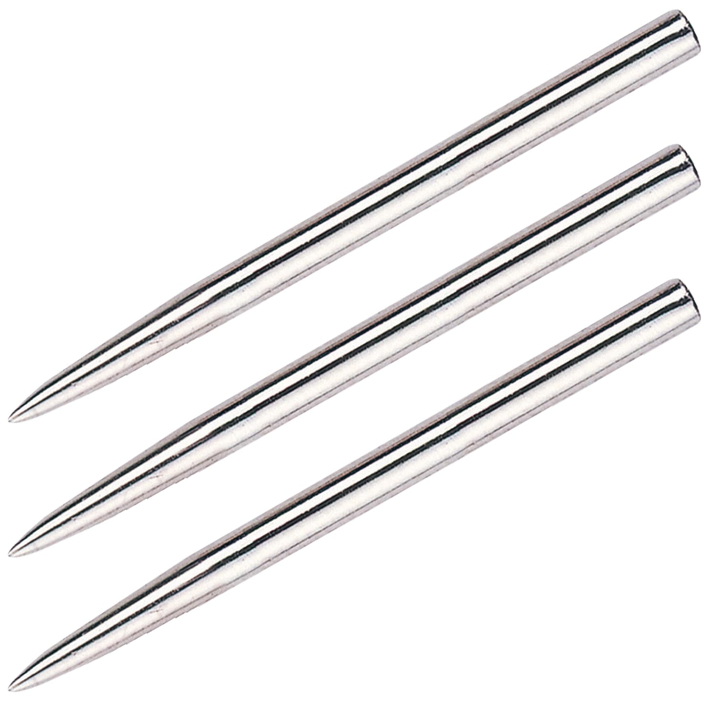 Unicorn Replacement Steel Dart Points | Standard Length or Extra Long | Silver, Black or Gold | 3 Per Pack