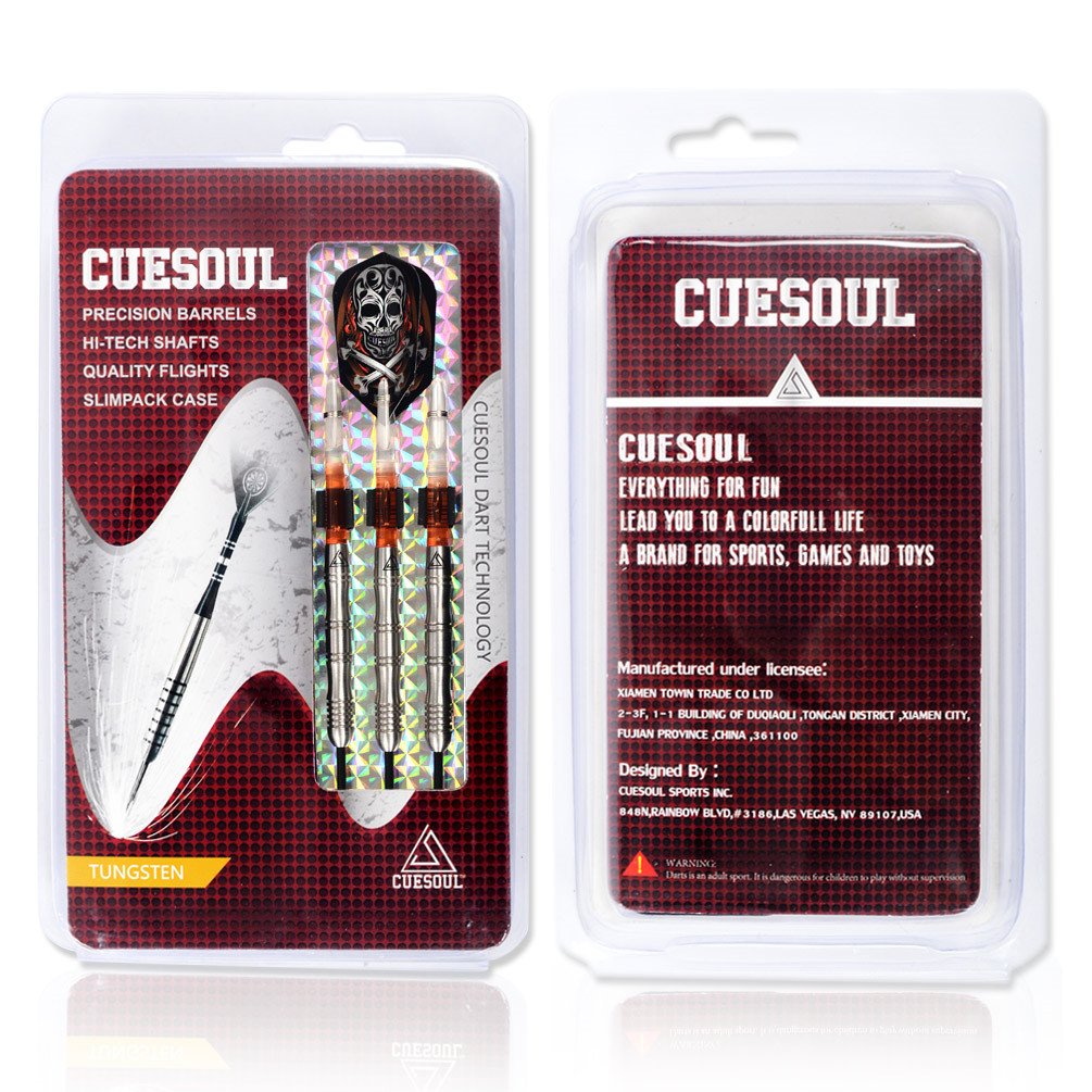 CUESOUL 20 Grams Steel Tip Tungsten Darts - 90% Tungsten