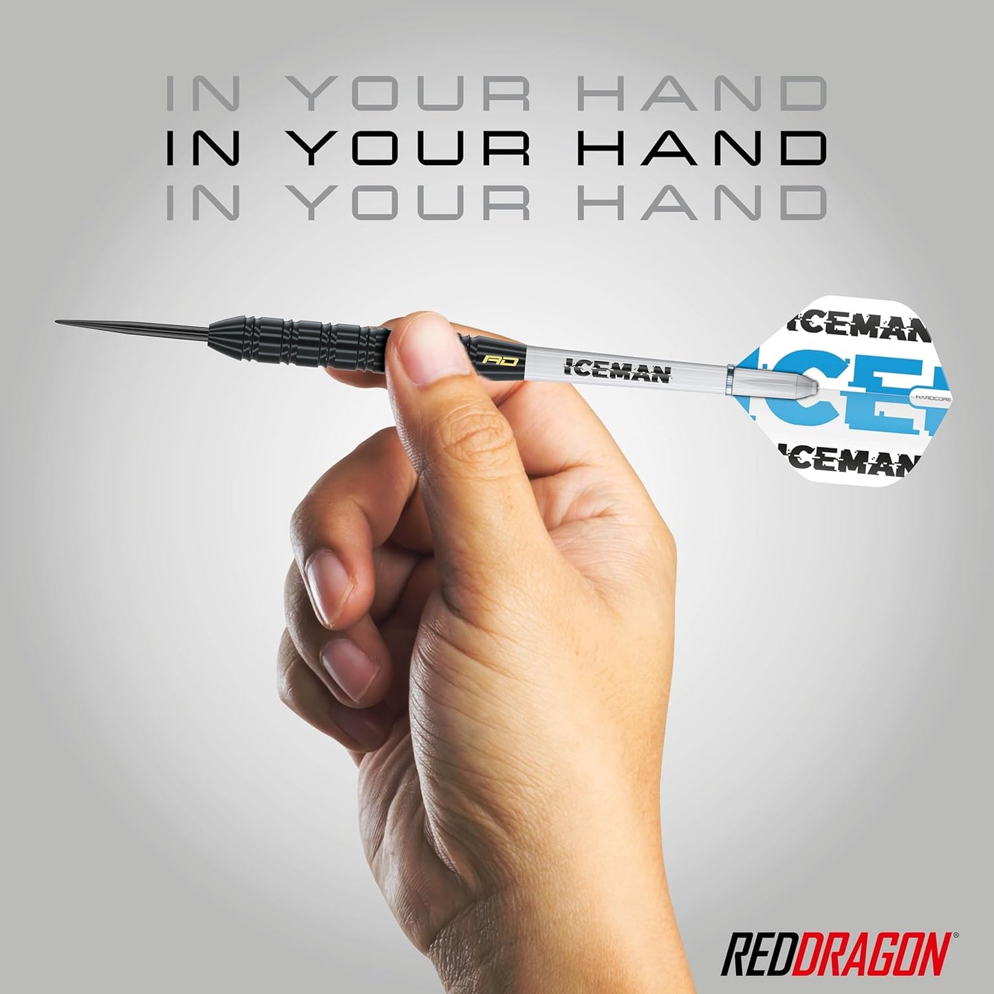 RED DRAGON Gerwyn Price Iceman Ultimate 50 Piece Darts Set with Darts and Accessories
