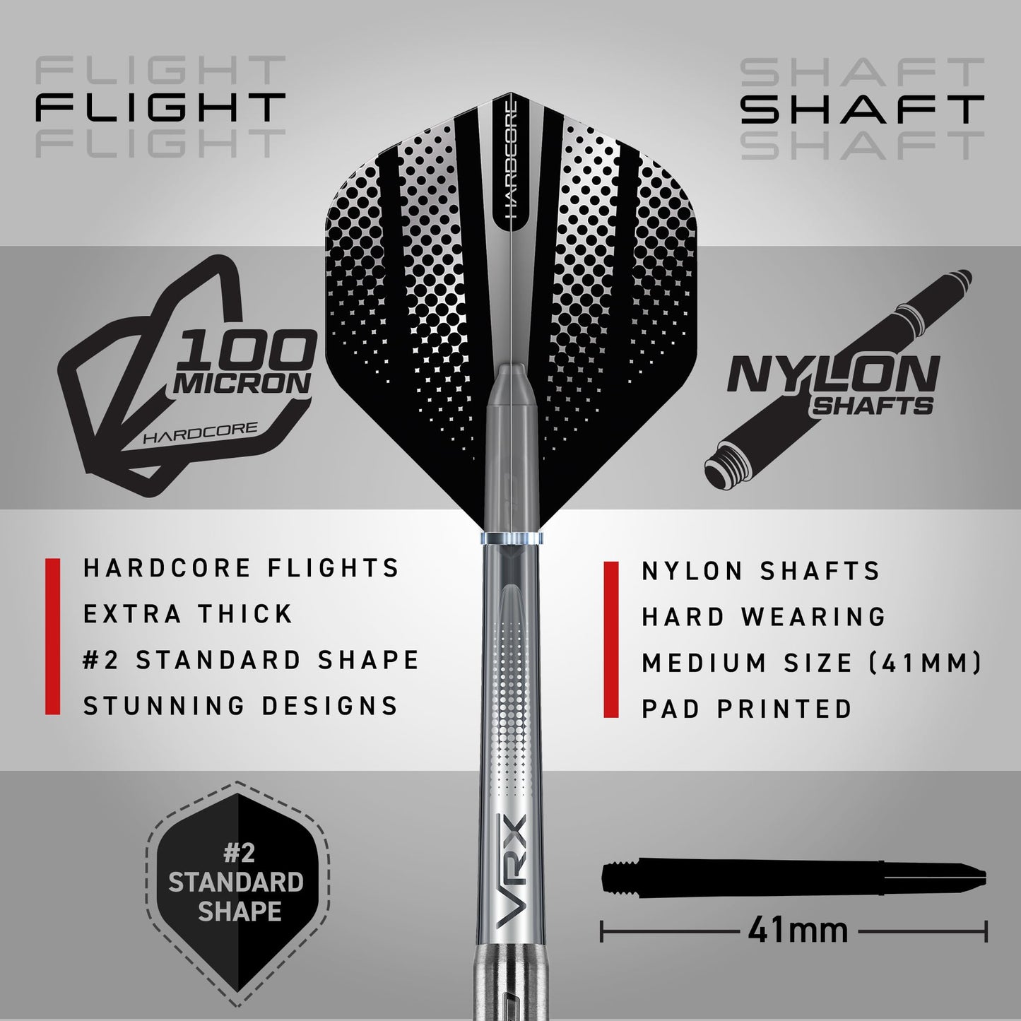 RED DRAGON Rebel 21g, 23g, 24g, 25g or 26g Tungsten Darts Set with Flights and Stems