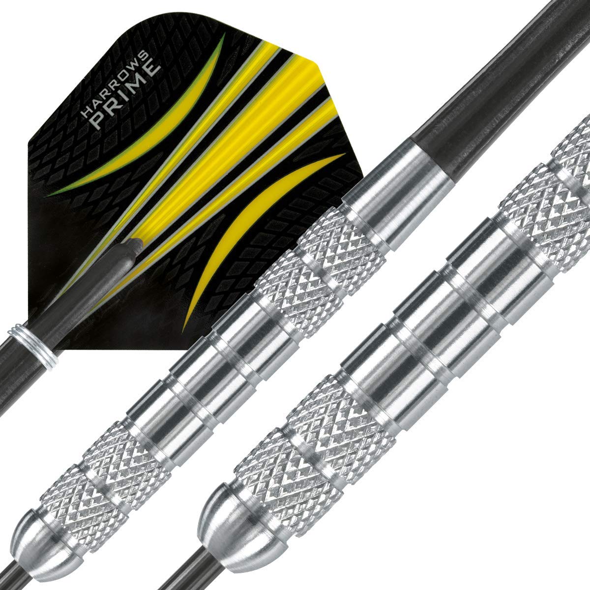 Harrows Torpedo 80% Tungsten Steel Tip Dart Set 22g, 23g, 24g & 25g - Includes Nylon Shafts, Marathon Flights & Travel Case