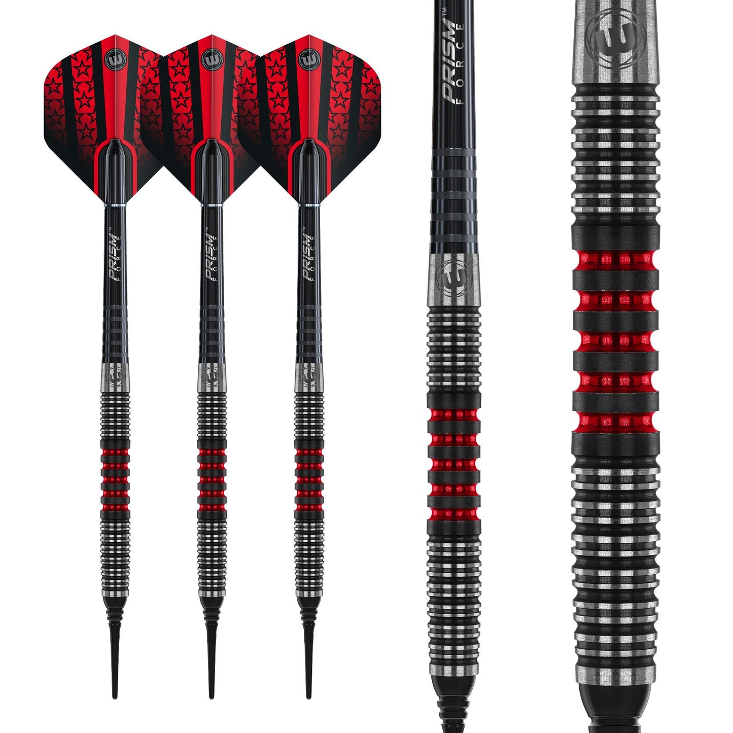 WINMAU Joe Cullen Special Edition Professional 90% Tungsten Darts Set with Flights and Stems (Shafts)