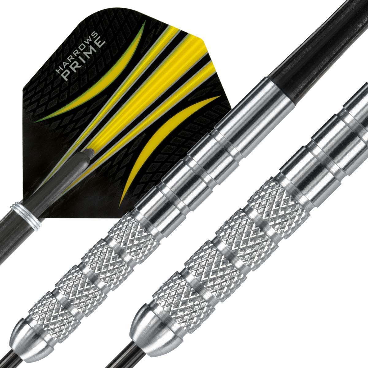 Harrows Torpedo 80% Tungsten Steel Tip Dart Set 22g, 23g, 24g & 25g - Includes Nylon Shafts, Marathon Flights & Travel Case
