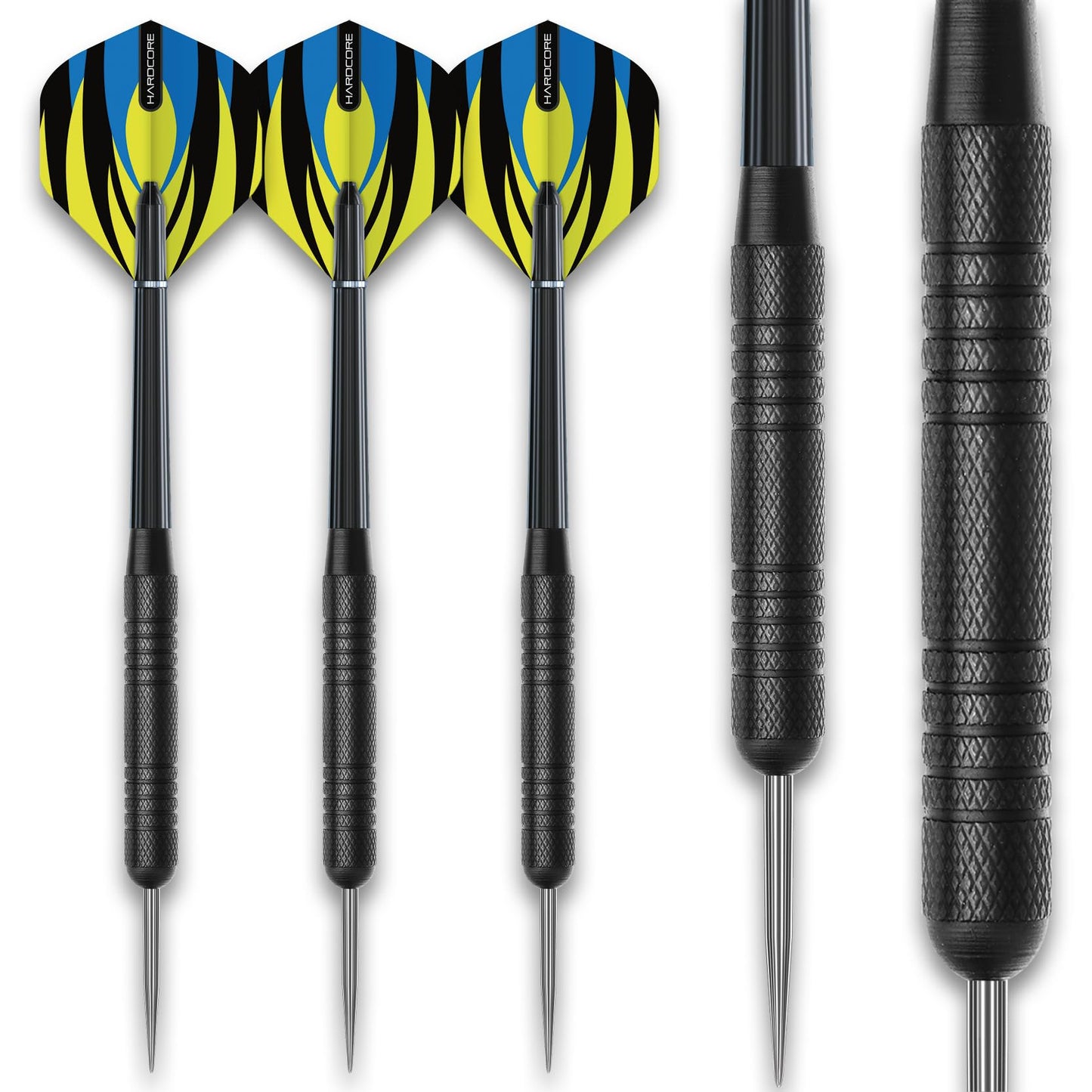 Red Dragon Professional Dartboard Sets - Tournament Standard quality and Durable Surround with 2x Sets Steel Tip Darts