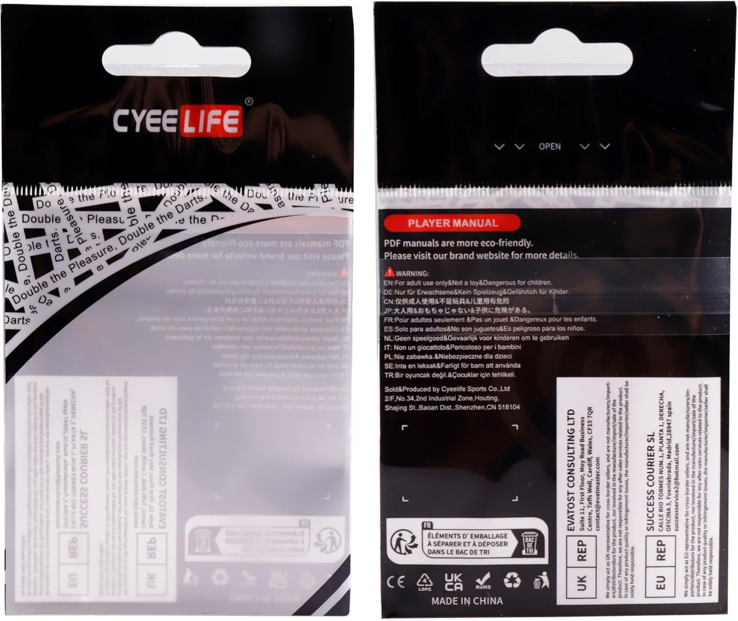 CyeeLife Broken Shaft Removal Tool,Extractor Tool, Dart Accessories, Brand Quality,Black