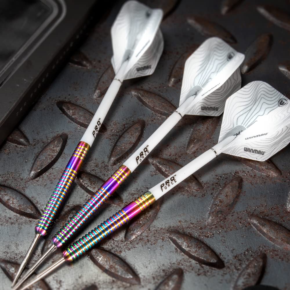 Solaris Pro Specialist Tungsten Steeltip Darts Set with Flights and Shafts (Stems)