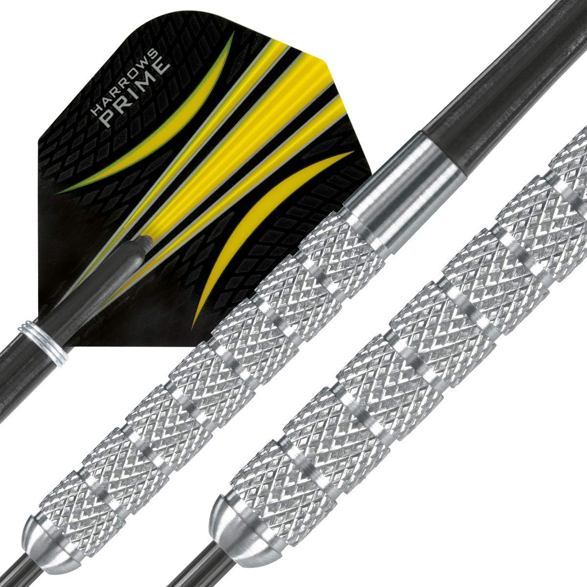 Harrows Torpedo 80% Tungsten Steel Tip Dart Set 22g, 23g, 24g & 25g - Includes Nylon Shafts, Marathon Flights & Travel Case