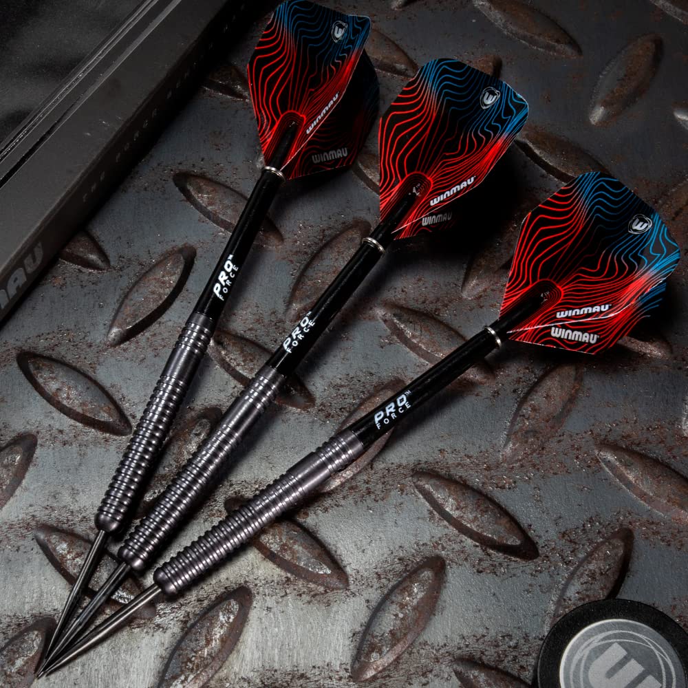 Solaris Pro Specialist Tungsten Steeltip Darts Set with Flights and Shafts (Stems)