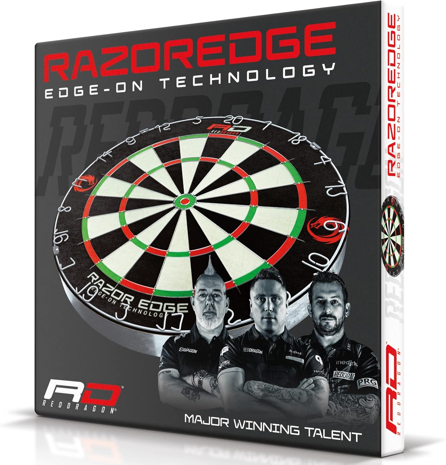 RED DRAGON RazorEdge Tournament Approved Professional Standard Premium Bristle Dartboard