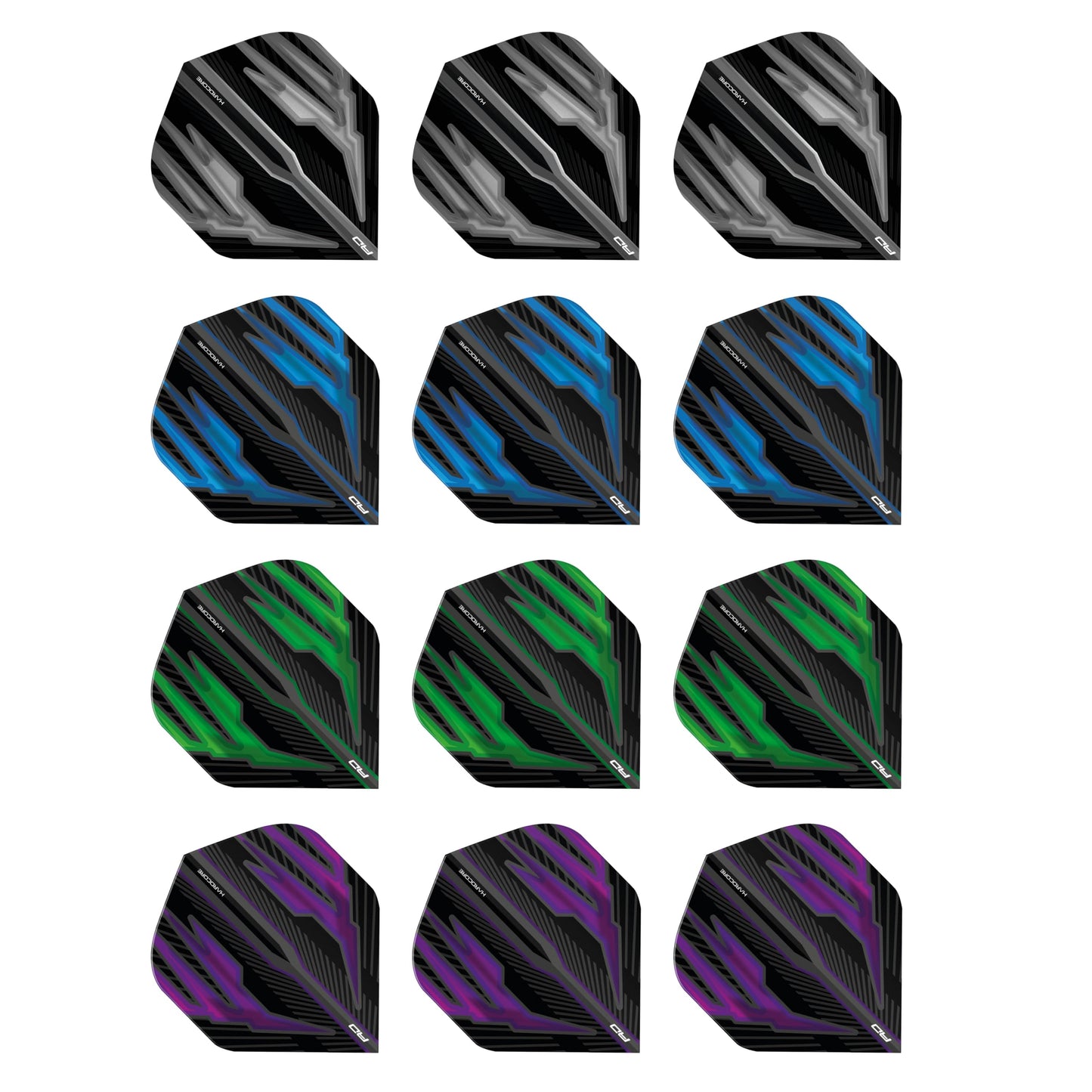 RED DRAGON Hardcore Selection Pack Extra Thick Standard Dart Flights