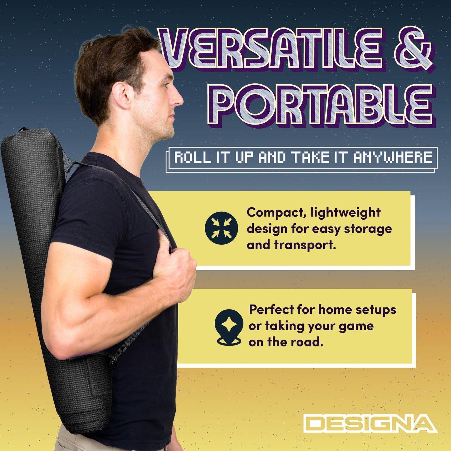 Designa Darts Mat Checkouts Heavy Duty Carpet Non Slip Back Mats Slim or Wide