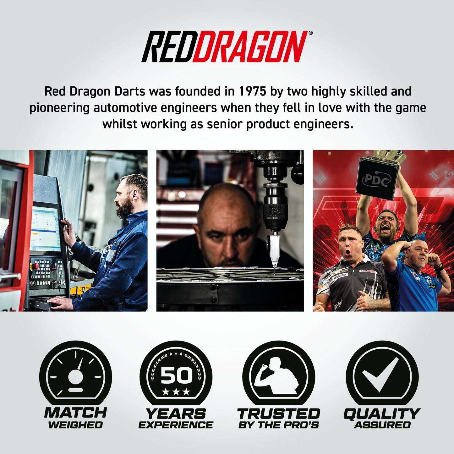 RED DRAGON Luke Humphries TX Series Premium Tungsten Darts Set with Flights and Stems