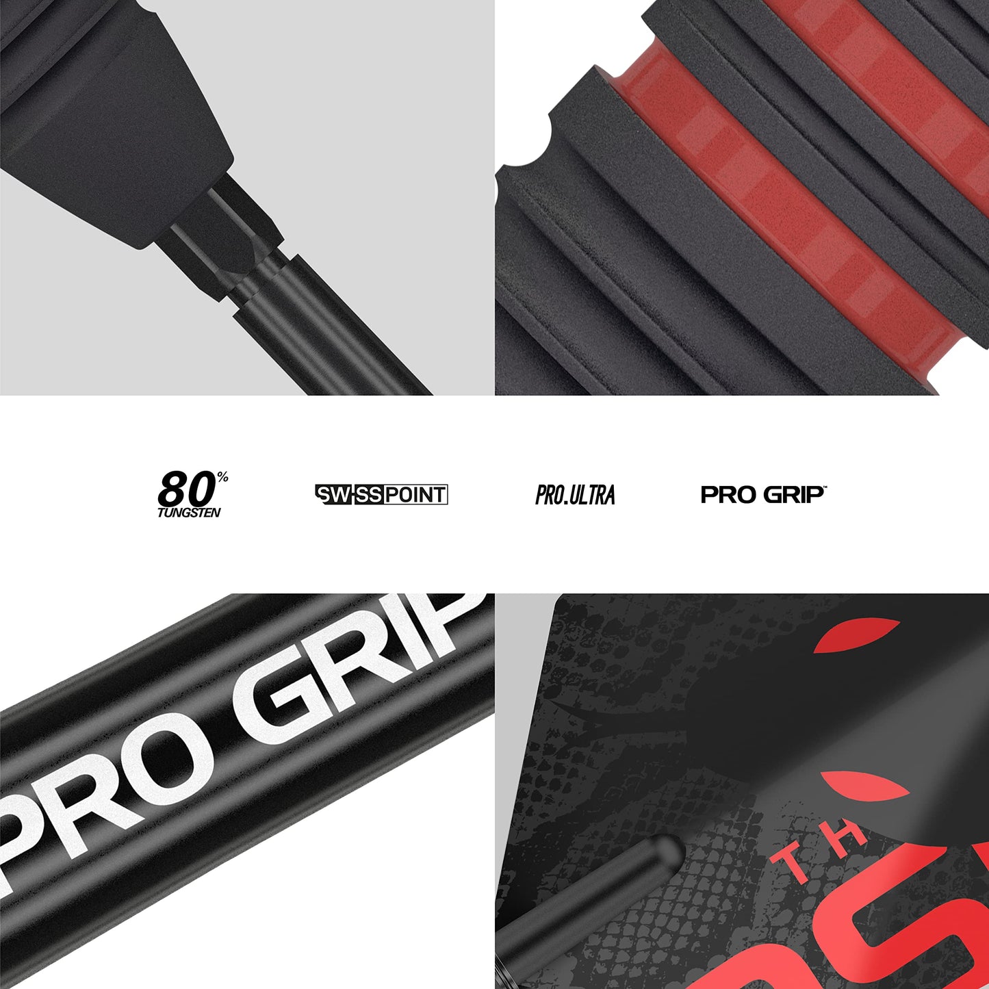 TARGET Darts Nathan Aspinall The Asp Black 80% Tungsten Swiss Point Steel Tip Darts Set