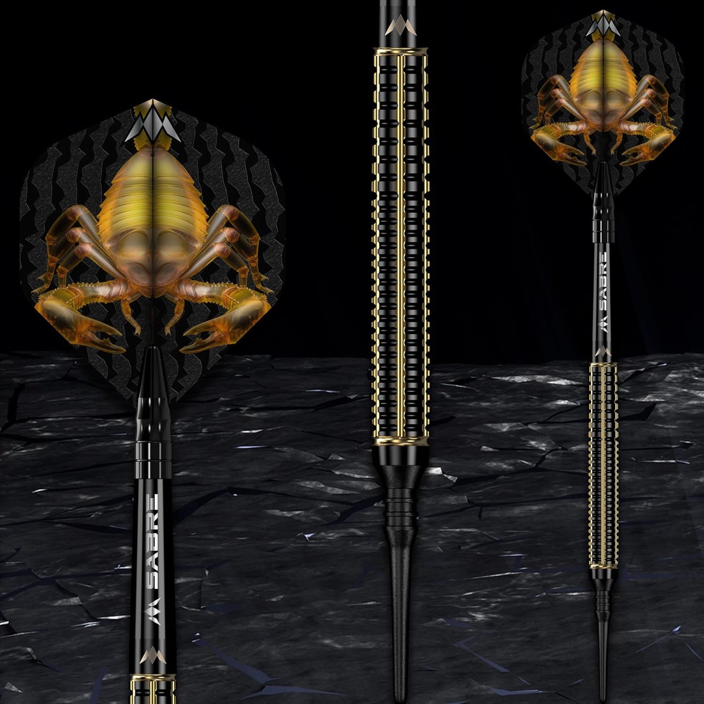 Mission | Javan Darts | Silver | Brass Barrel | Steel Tip Darts Set | 22g.