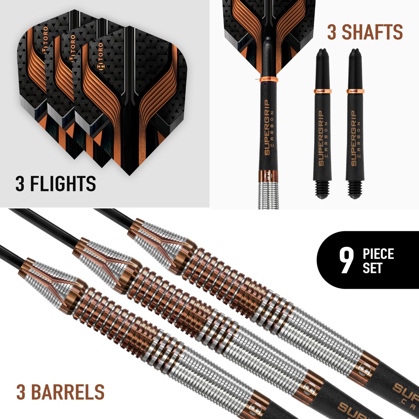 Harrows Toro 90% Tungsten Steel Tip Darts