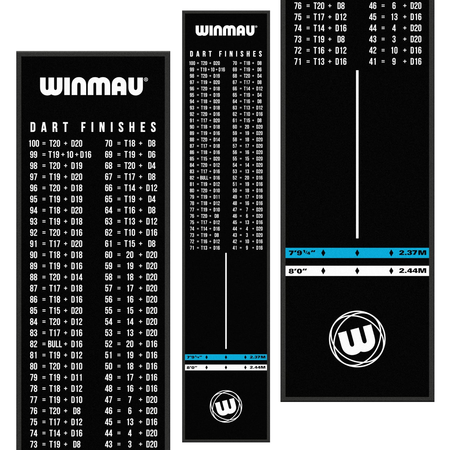 Winmau Darts Mats - with oche lines and protection for your floor