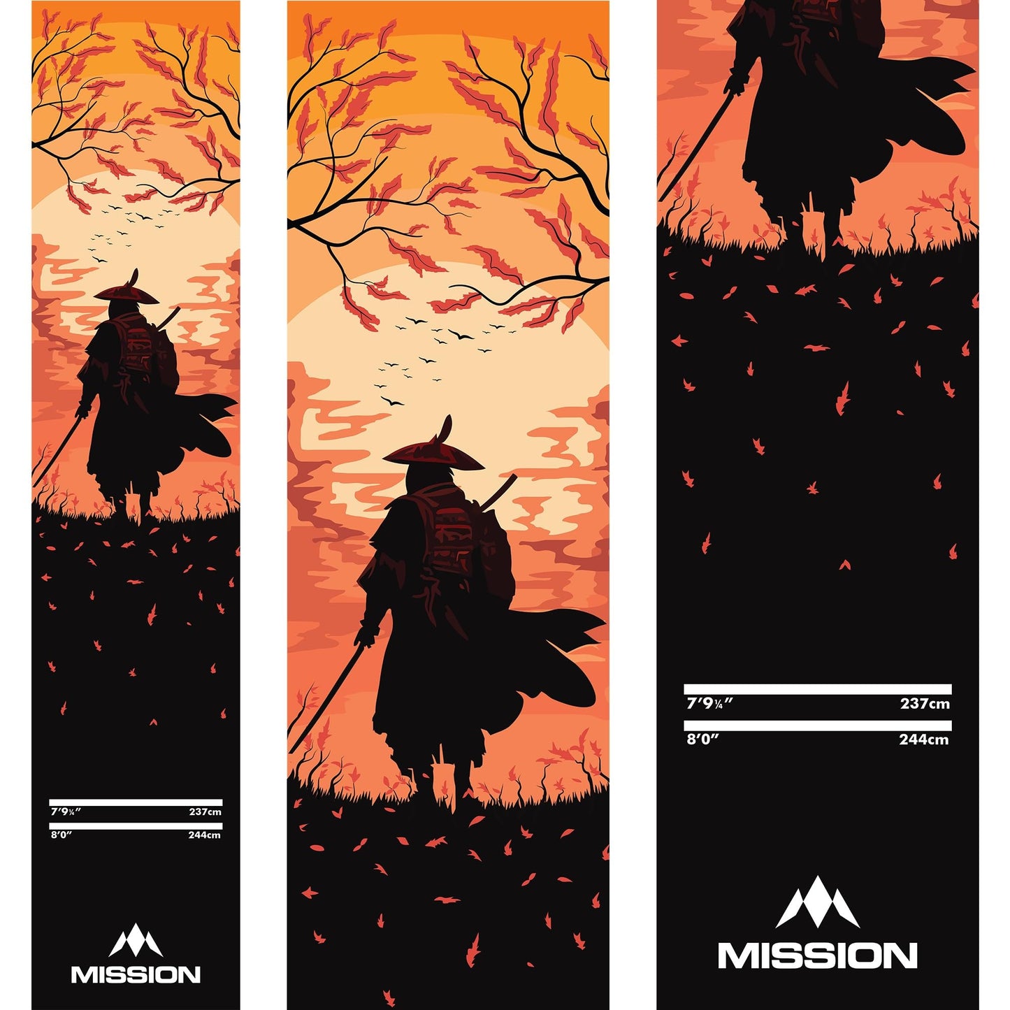 Mission Darts | Lightweight Carpet Dart Mat | Available in Multiple Designs.